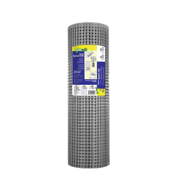 Garden Zone Garden Craft 24 in. H X 50 ft. L Galvanized Steel Hardware Cloth 1/2 in. 132450 - main